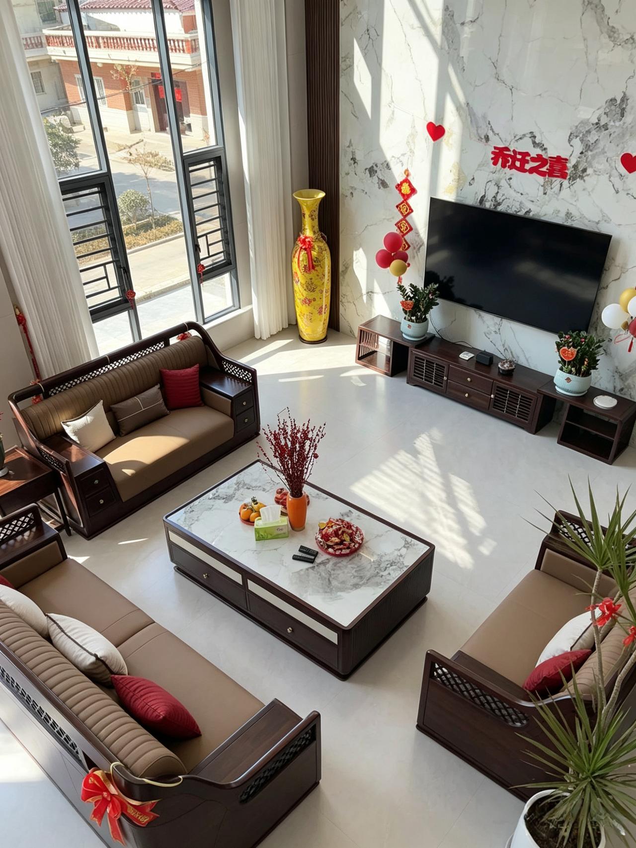 新中式沙发新中式家具全屋定制家具家具入户尺寸根据客户空间来定制