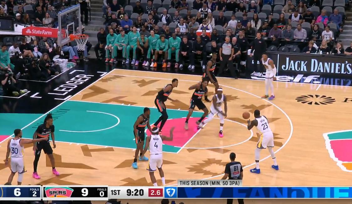 注意一下文班的位置…这防守覆盖面积