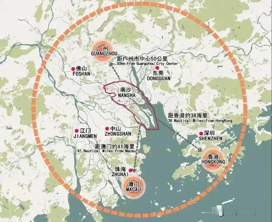 当年英国人选中香港而非南沙，核心是天然港口条件的巨大差距很多人看好南沙，称