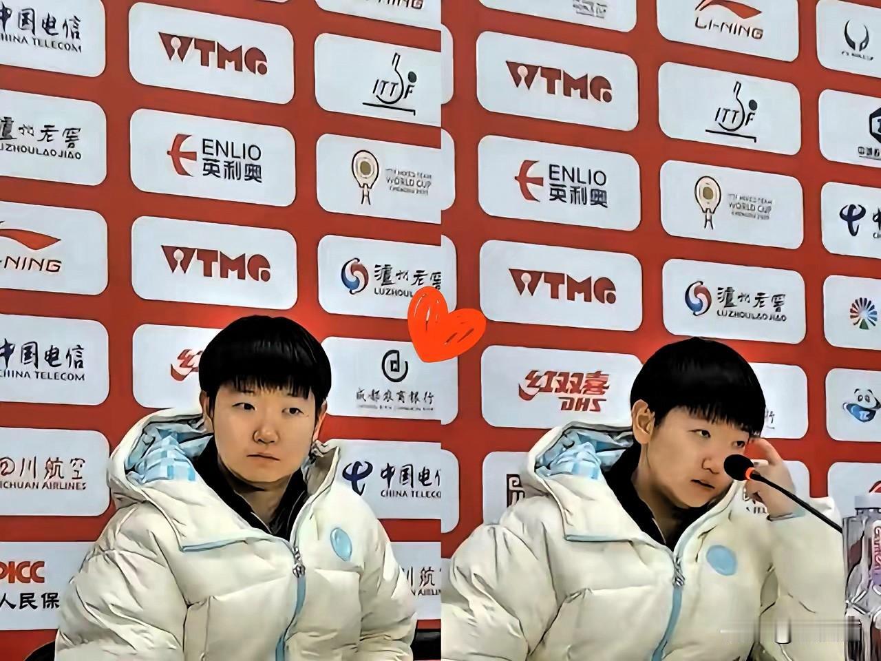 莎莎这气呼呼一冲进来，直接把采访间的氛围都带变了！关键是，这还是她头一回穿