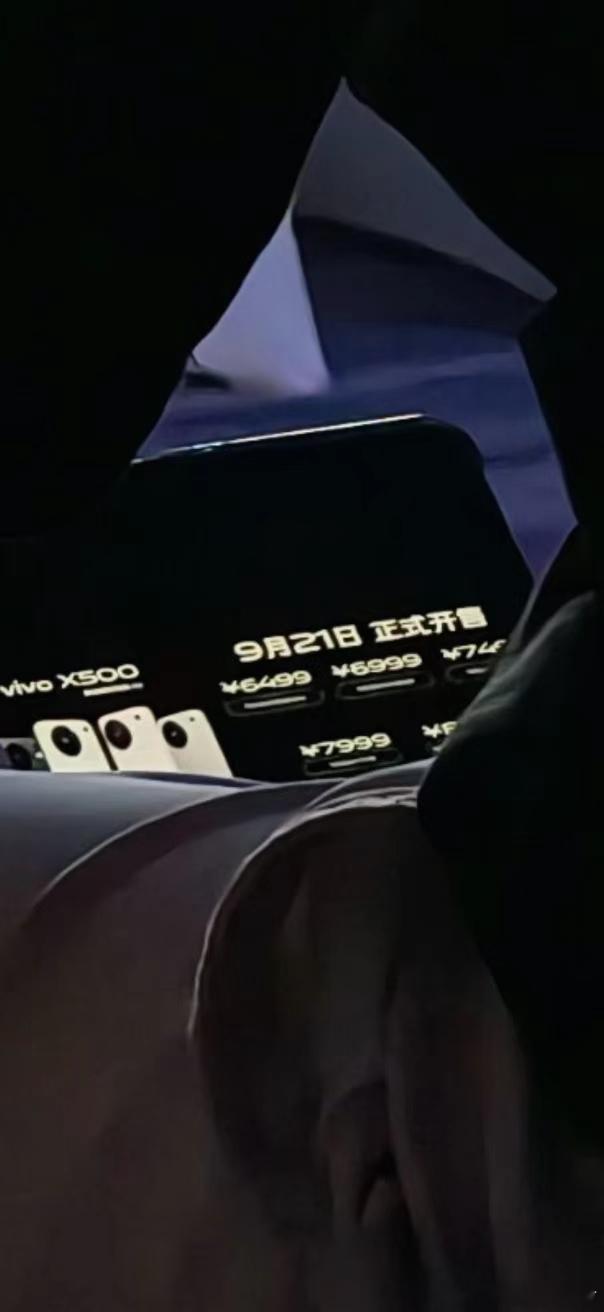 疑似VIVOX500系列价格曝光起售价6499元顶配价格超过8000元有可能是
