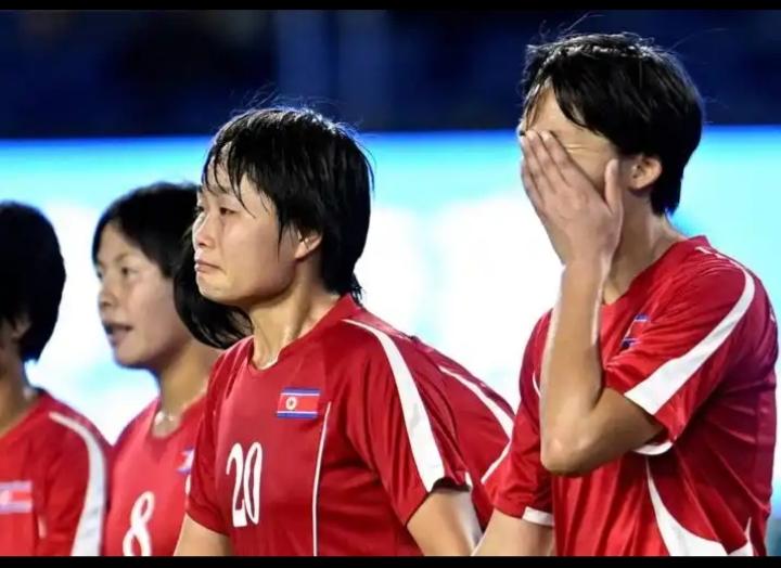 依朝鲜女足的实力进世界杯只是晚一点时间而已！昨晚女足亚洲杯第一场淘