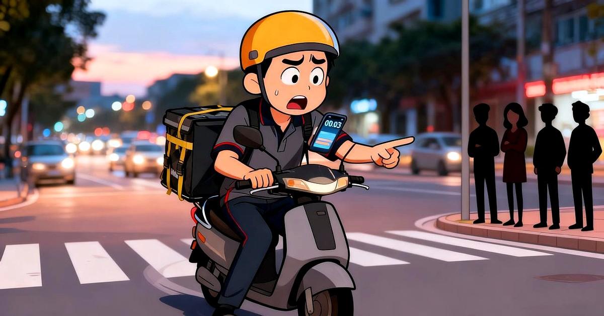 最近在严控外卖骑手超速的问题。某外卖平台，还缩短了订单配送时间。某团队骑手，