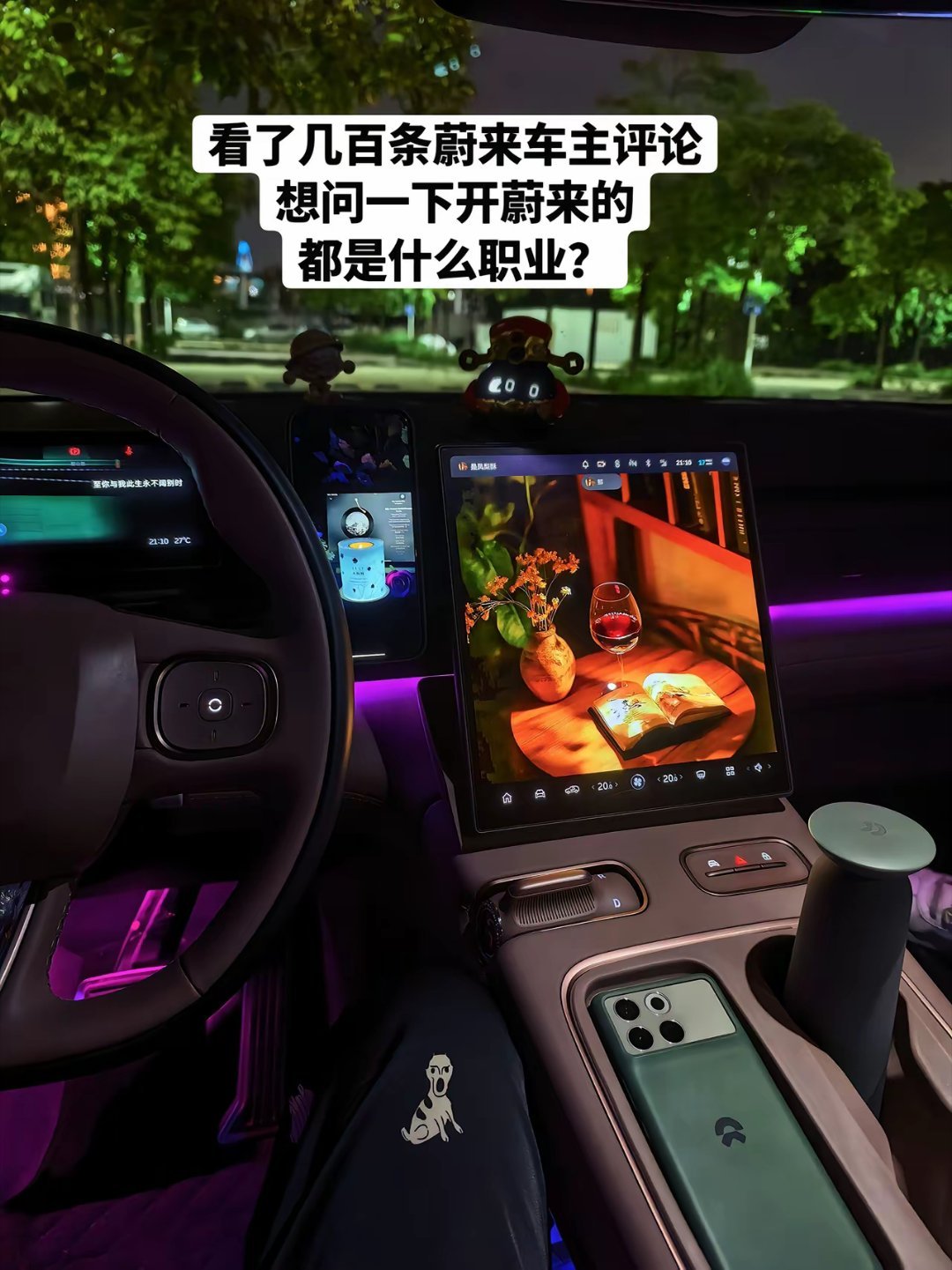 开蔚来的车主，职业圈层真的太统一了