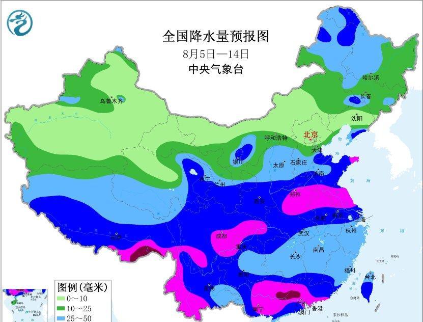 根据中央气象台预报，未来十天我国华南、西南东部、江汉、江淮、黄淮南部地区雨水偏多