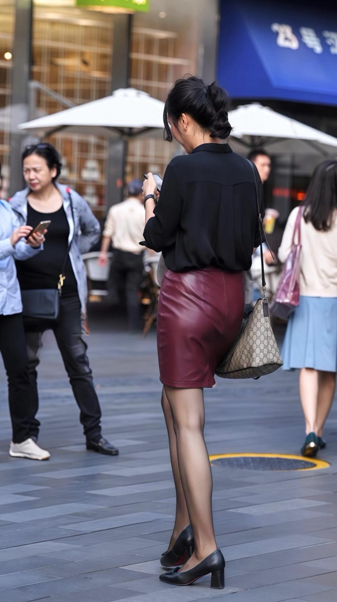 女人味 街拍 美女 时尚好看