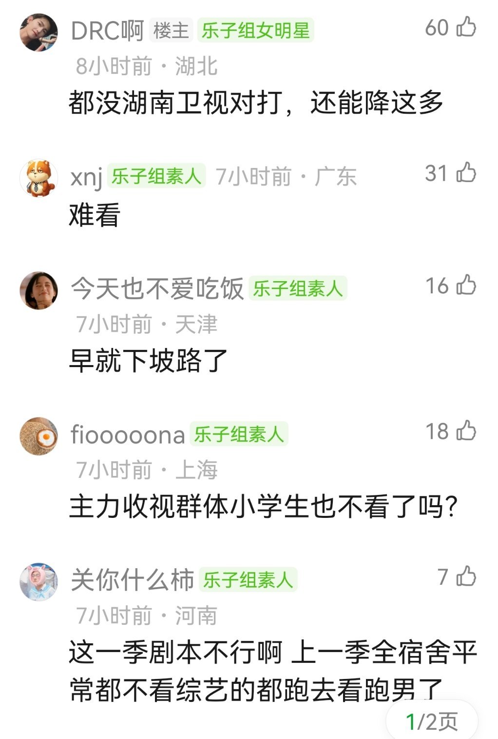 "内娱也就跑男有这待遇”“都喜欢蹭它”最近天天审判的那批人也不看了吗？？跑男