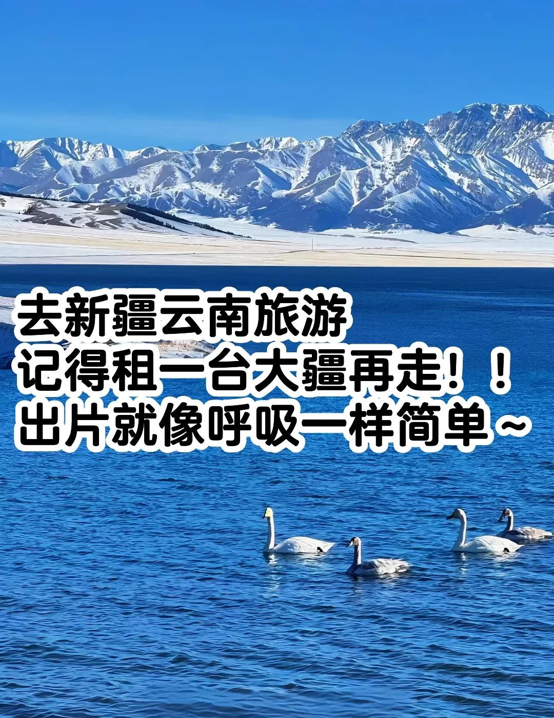 去新疆最好租一台大疆!美到窒息的赛里木湖,用大疆出片还不是分分钟的事!大疆p