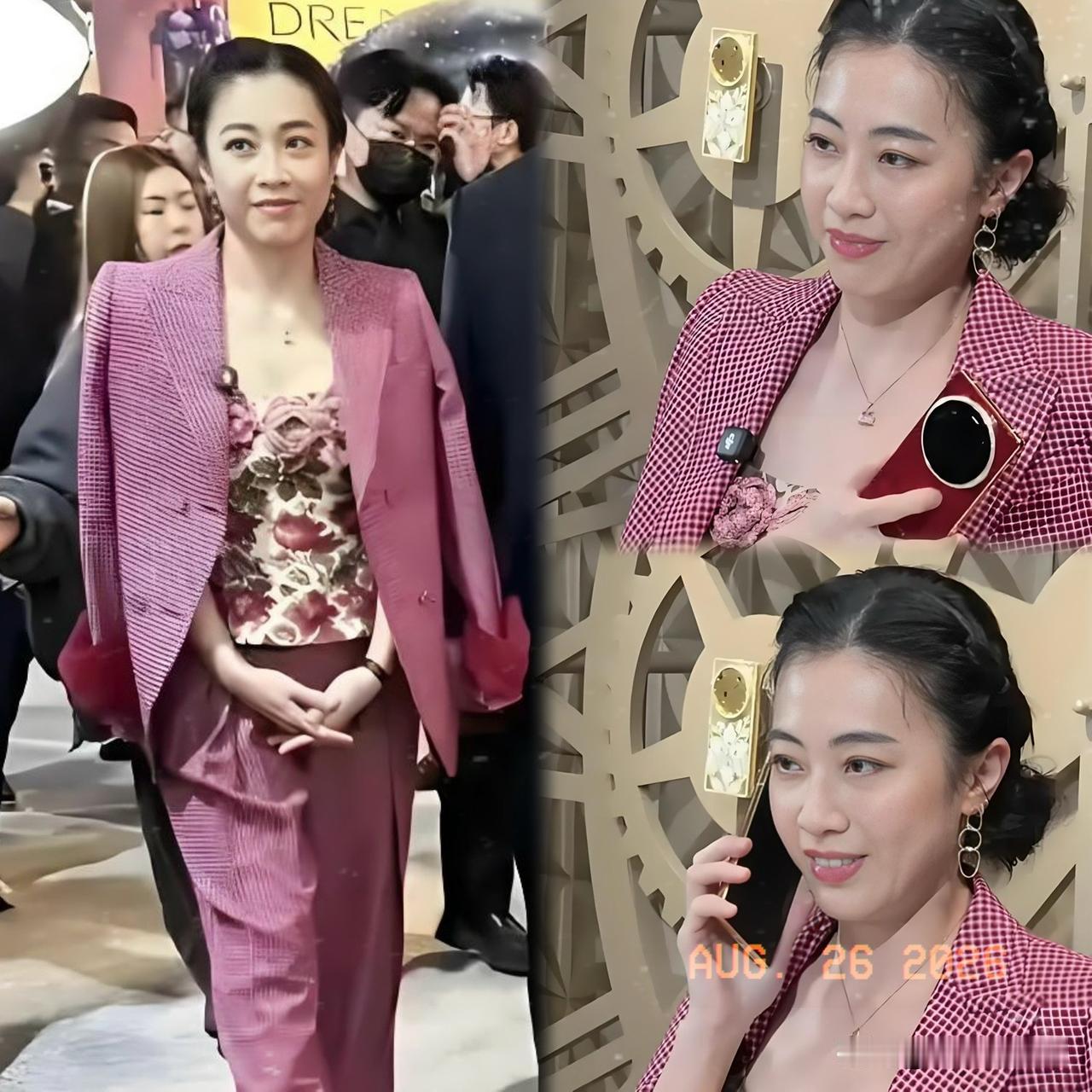 甘比现身上海，不由得让人眼前一亮，不是因为她穿戴的有多奢华，而是那张极具富贵