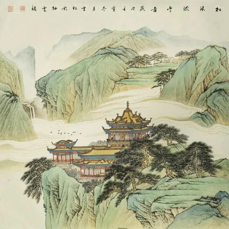 中国细腻工整起来，还有油画什么事？传统文化分享创作者中心创作灵感中国画的