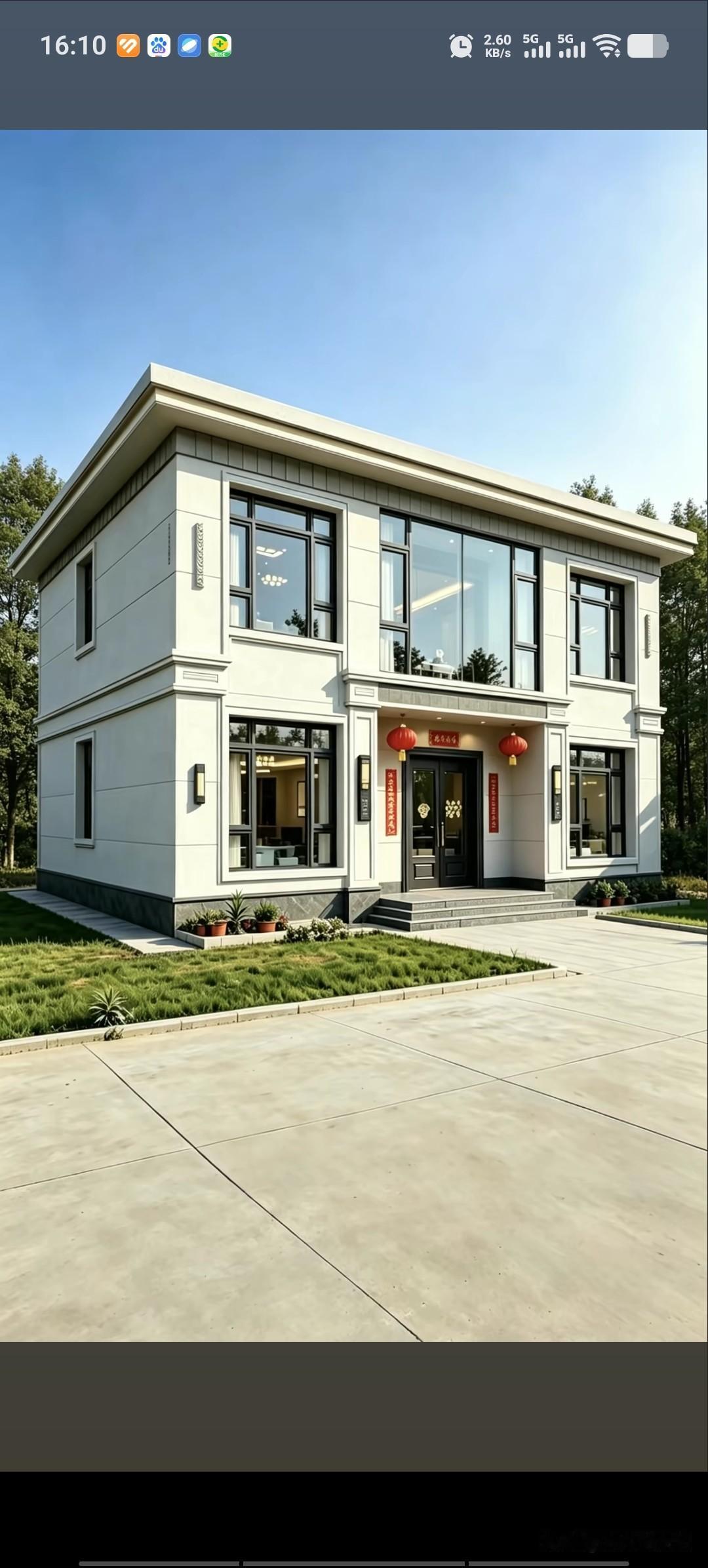 在农村建一栋这样的房子，住着很舒服，有喜欢这样设计的吗