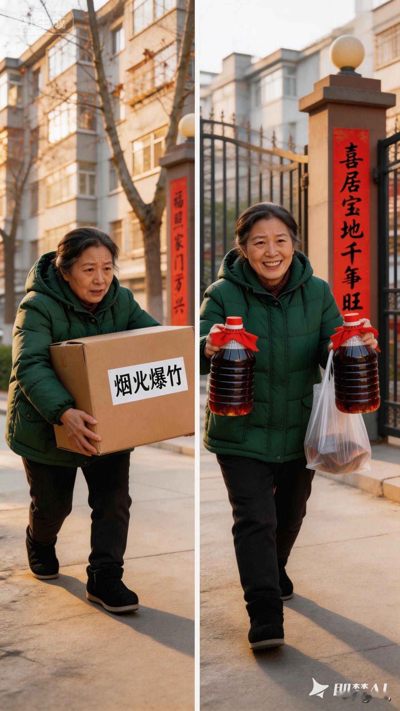 主动上交烟花爆竹兑礼品。三楼陈姨从楼上搬下来一箱本躲过查的烟花爆竹