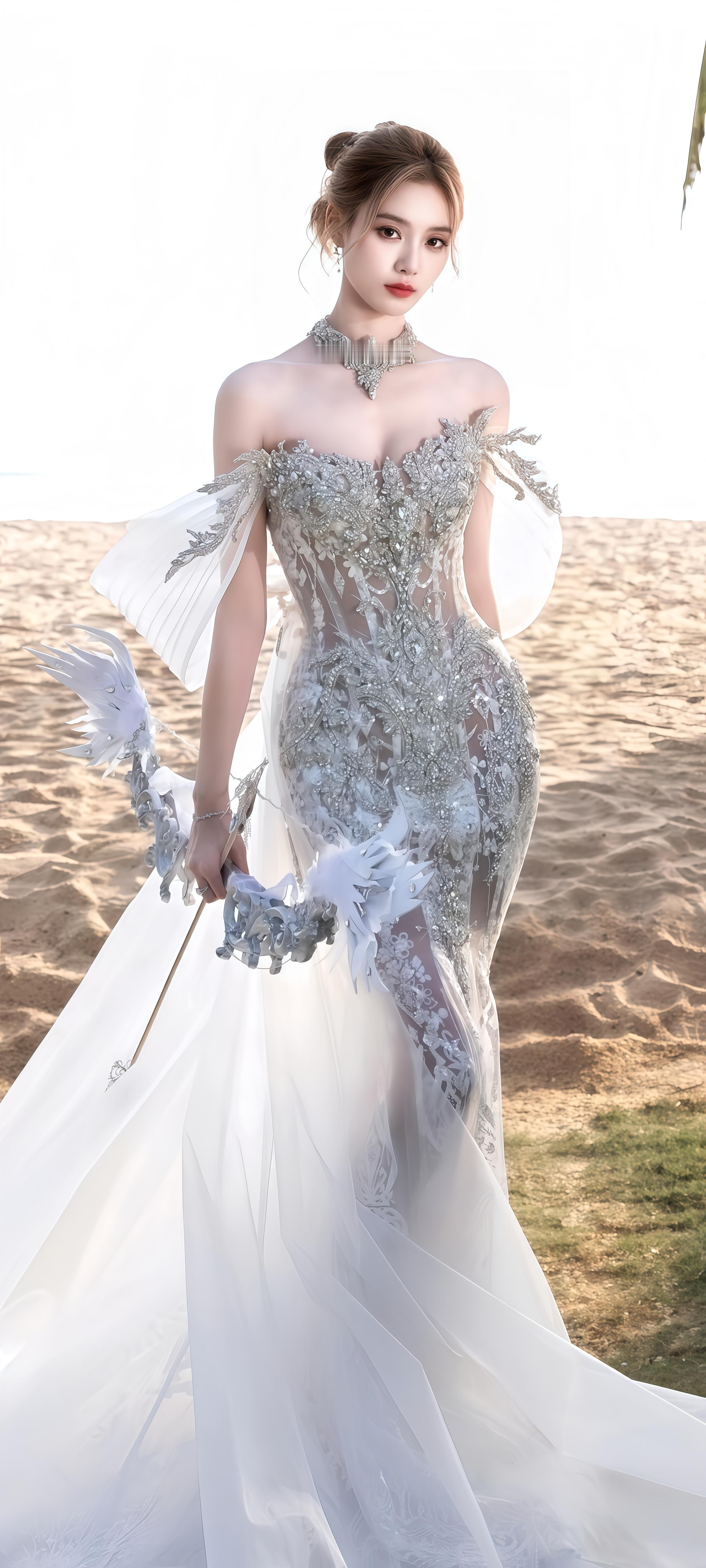 徐艺洋婚后首晒写真！银灰礼裙美出新高度，甜酷气质绝了✨婚后的徐艺洋...