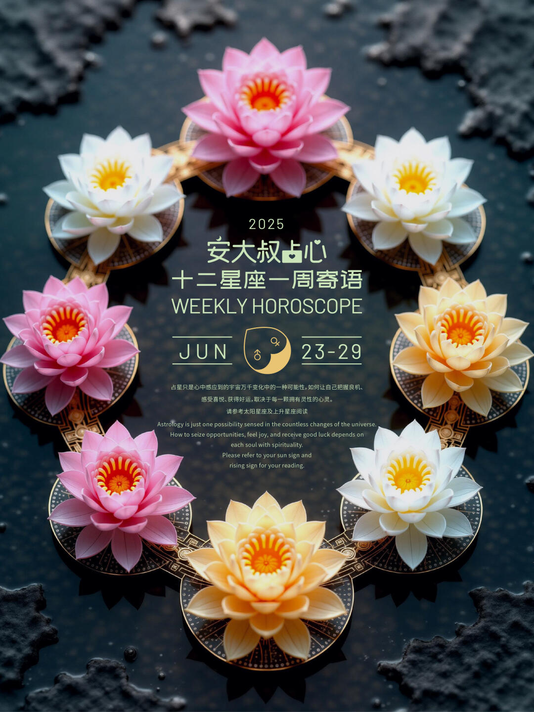 少说多做|安大叔占心星座寄语2025.6.23-29