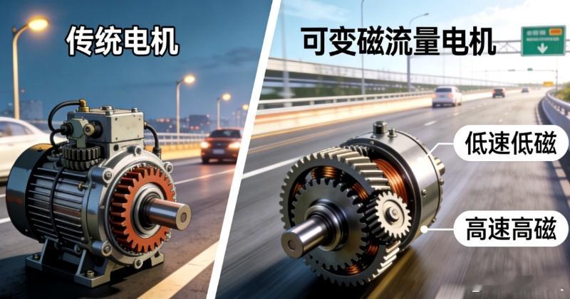 比亚迪的大招来了？！可变磁通量电机的专利曝光，解决了传统永磁电机高速效率低的问题