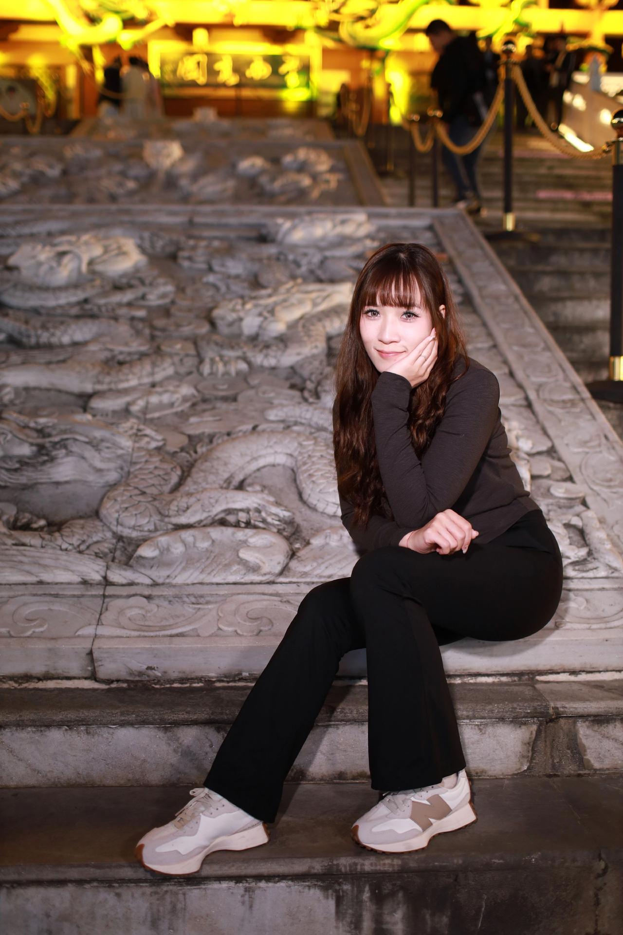 偶遇古镇，随拍几张旅行推荐官夜景人像摄影日常摄影爱好者