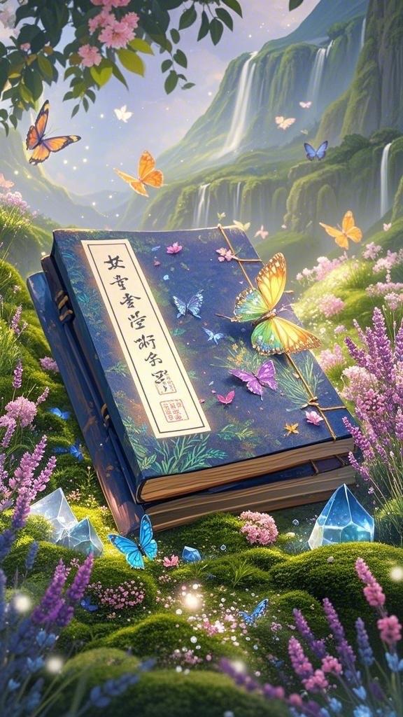 下联：览卷觅芳踪。