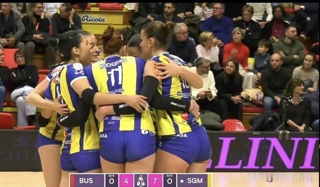 庄宇珊意甲“处子秀”相当惊艳，是金子在哪里都会发光的！打满4局比赛，拿下了全队最