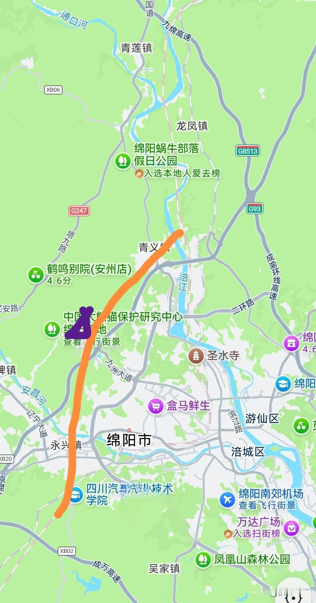 有想去掉绵阳弯，就必须建绵阳西站。绵阳西站最好的地址是在金西湖与教育园区之间。这
