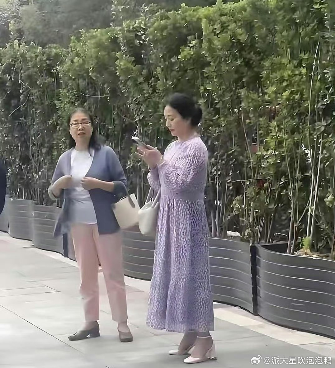 刘亦菲妈妈被偶遇，都65岁了，还是美得不像话！太让人羡慕