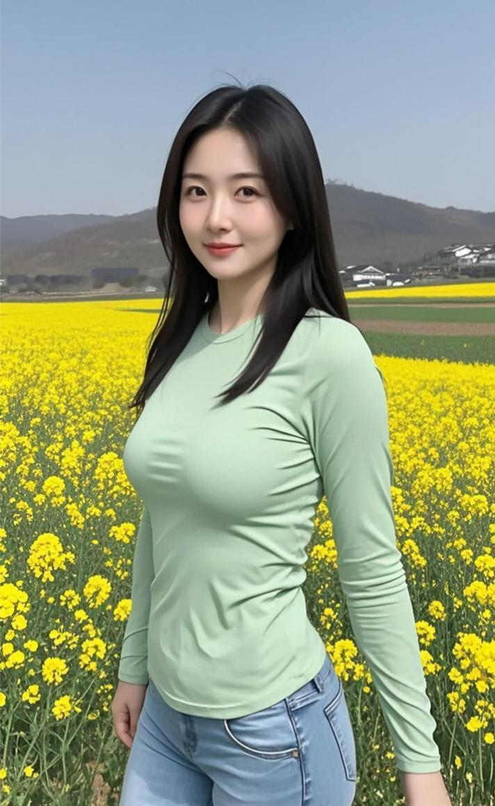 油菜花开（现代诗）整片金黄都在替我呐喊喊到田埂发颤喊到风都不敢回头