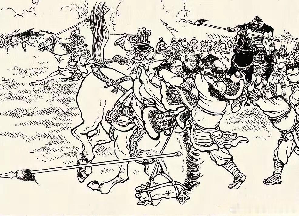 三国“孩子们，把这小子给我绑了”张飞一声大喝，汉军一拥而上，将这名川中名将连扒