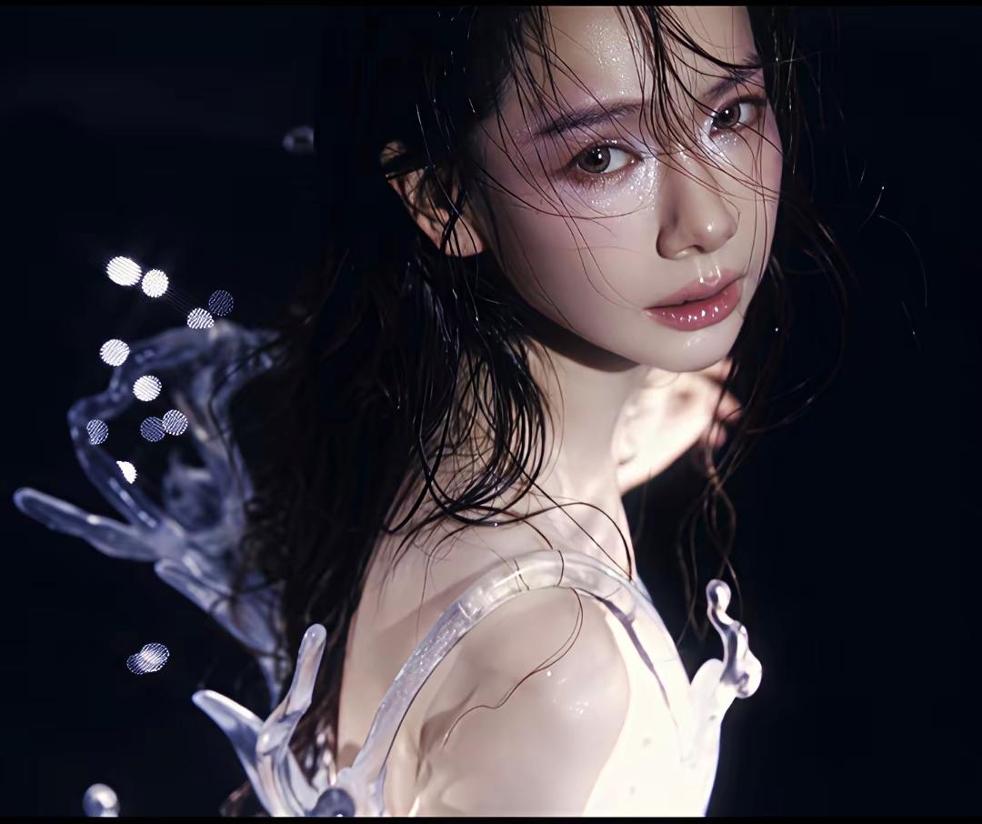 给为“艺术”献身的女子点赞！真怕那件3D打印的衣服刮伤如花似玉的她！这个眼神