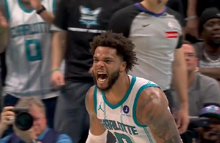 nba最疯狂的附加赛，没有之一！！！布里其斯盖帽绝杀热火，黄蜂淘汰热火保留季