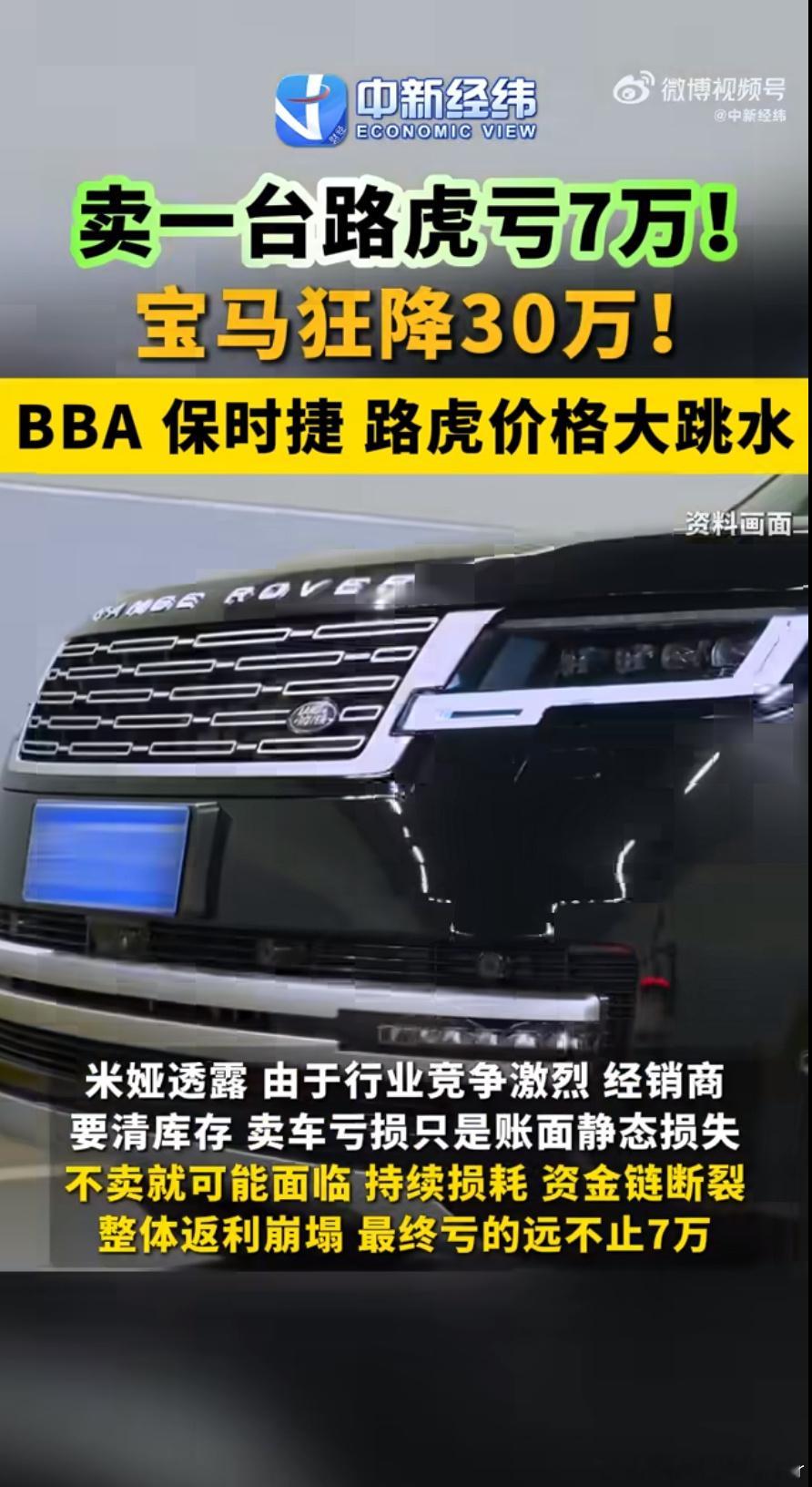 路虎这波降价，基本宣告了那个“加价提车”的时代彻底结束了卫士110 H...