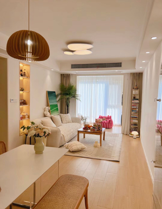 原木风带来的舒适感。