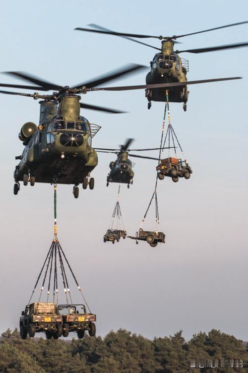 CH-47“支奴干”重型运输直升机✈️美国波音公司研制的纵列双旋翼中/重型