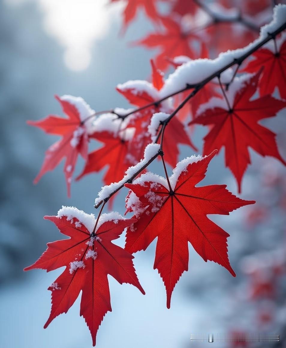 我最近换了一张新的冬日壁纸，看着就舒服。没有花里胡哨的滤镜，就是简单的雪景