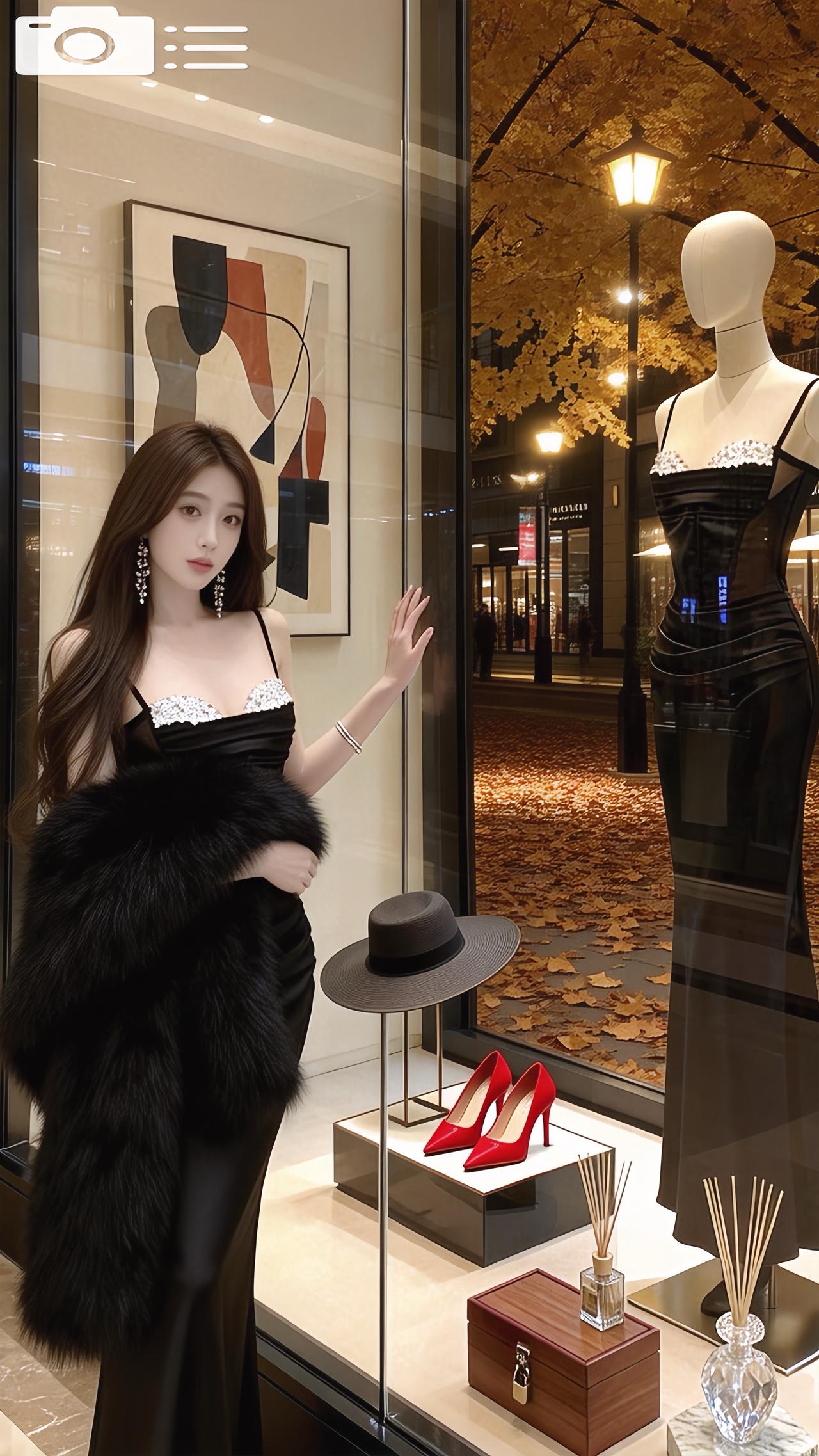 御姐辣妹穿搭黑色系穿搭气质穿搭显高显瘦显腿长