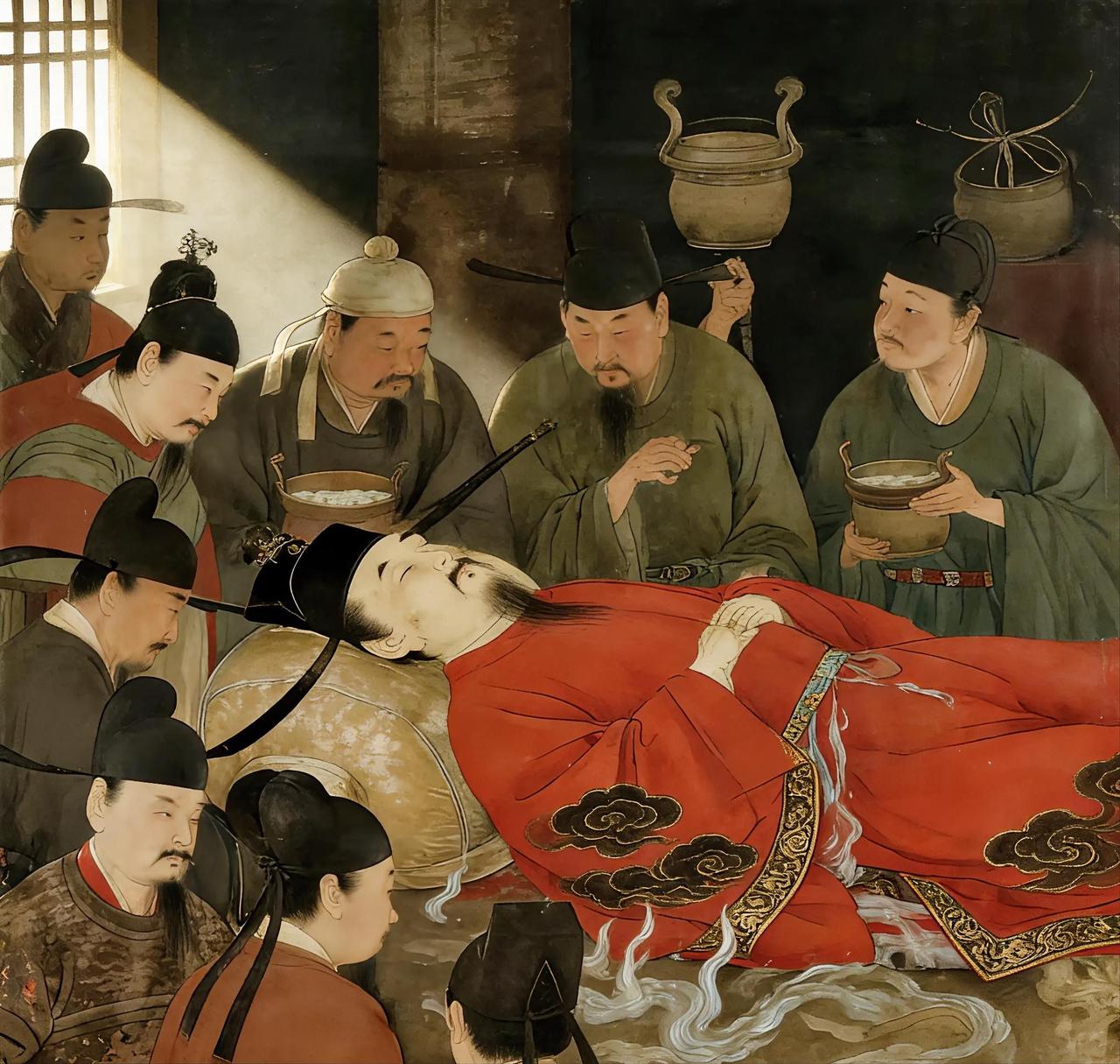 公元1135年，宋徽宗死后，金兵对他进行了“火化”，但并非通常意义上的火葬，