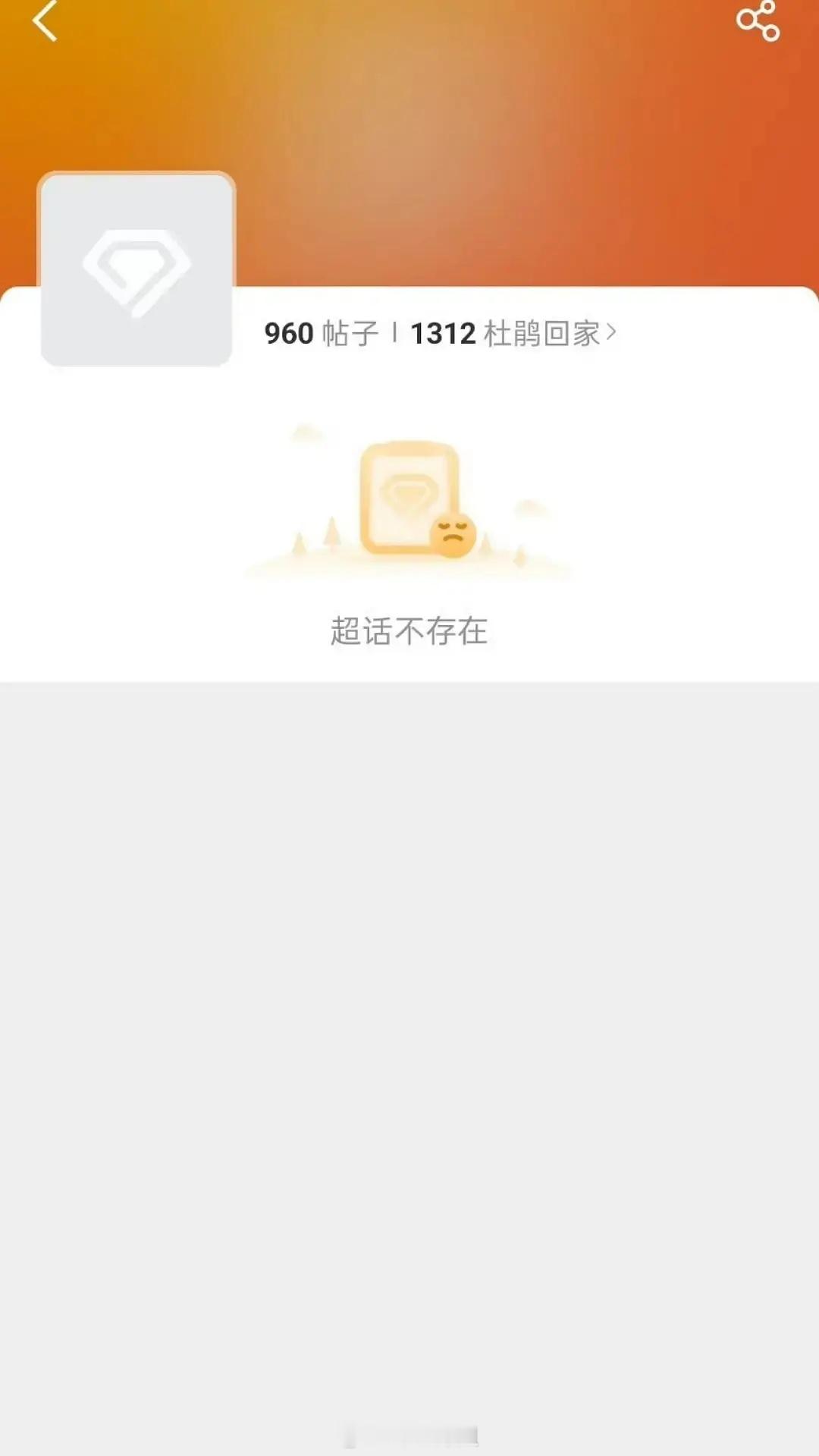 乐坛杜鹃超话已无。。。重生版也无，现在是重生第二版[晕][晕]​​​
