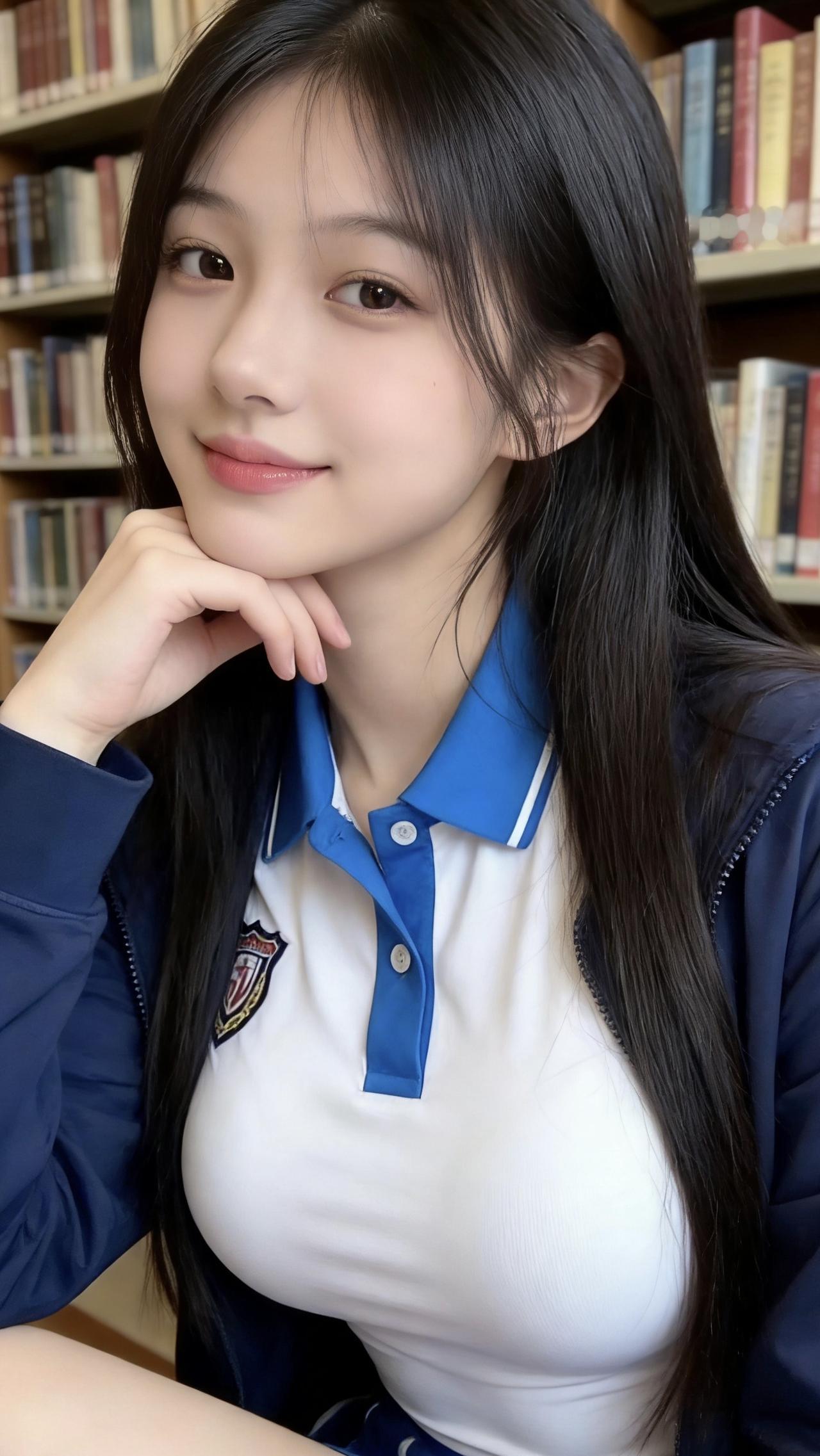 我支着下巴坐在图书馆的老木桌前，指尖无意识划过诗集的扉页。阳光穿过高大的玻璃窗，