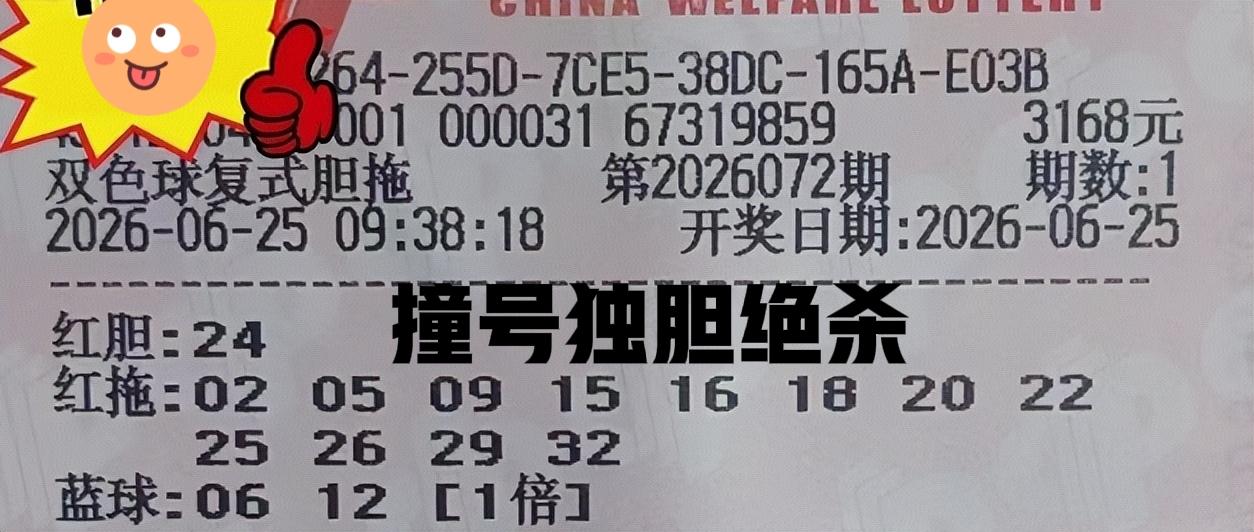 你们说，主任会同意两张胆拖票同时中胆不？一张独胆24撞号另一张四胆大票，两张胆拖