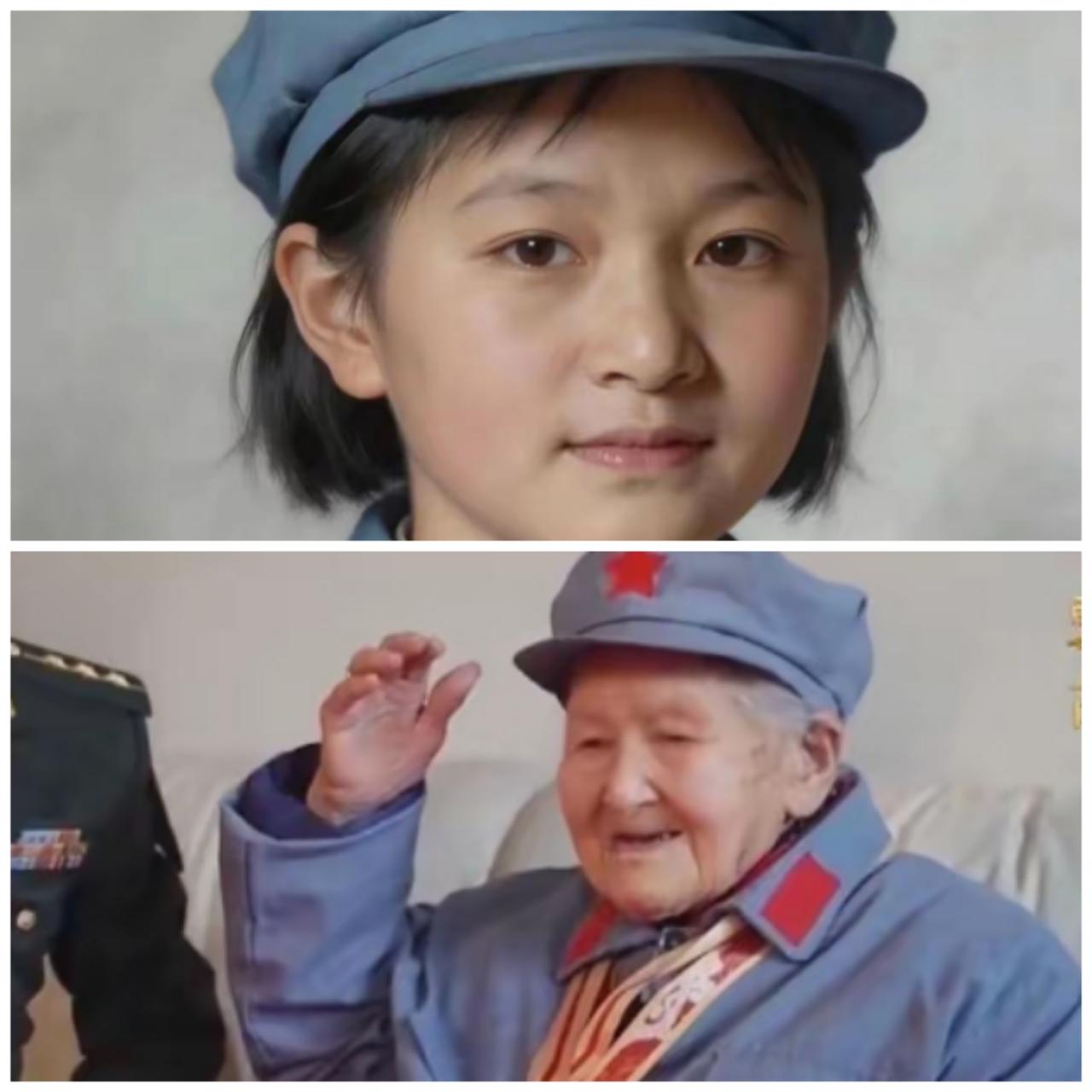 致敬百岁巾帼红军！6月27日全国目前唯一健在的亲历长征的女红军战士王全英，在四