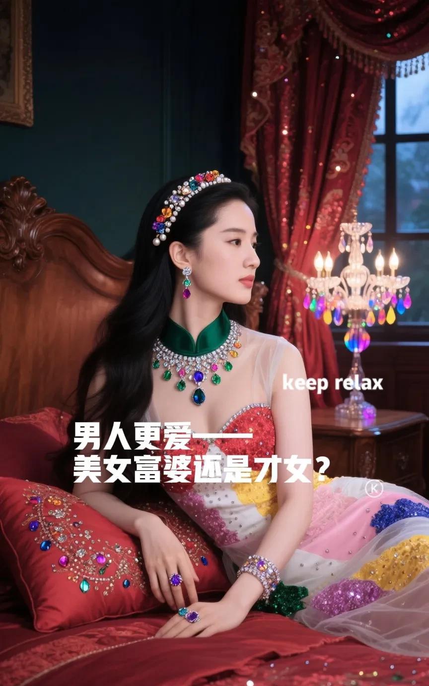 男人喜欢美女、才女还是富婆？从人性的角度上讲,男人的第一需求是美女。美女令人赏