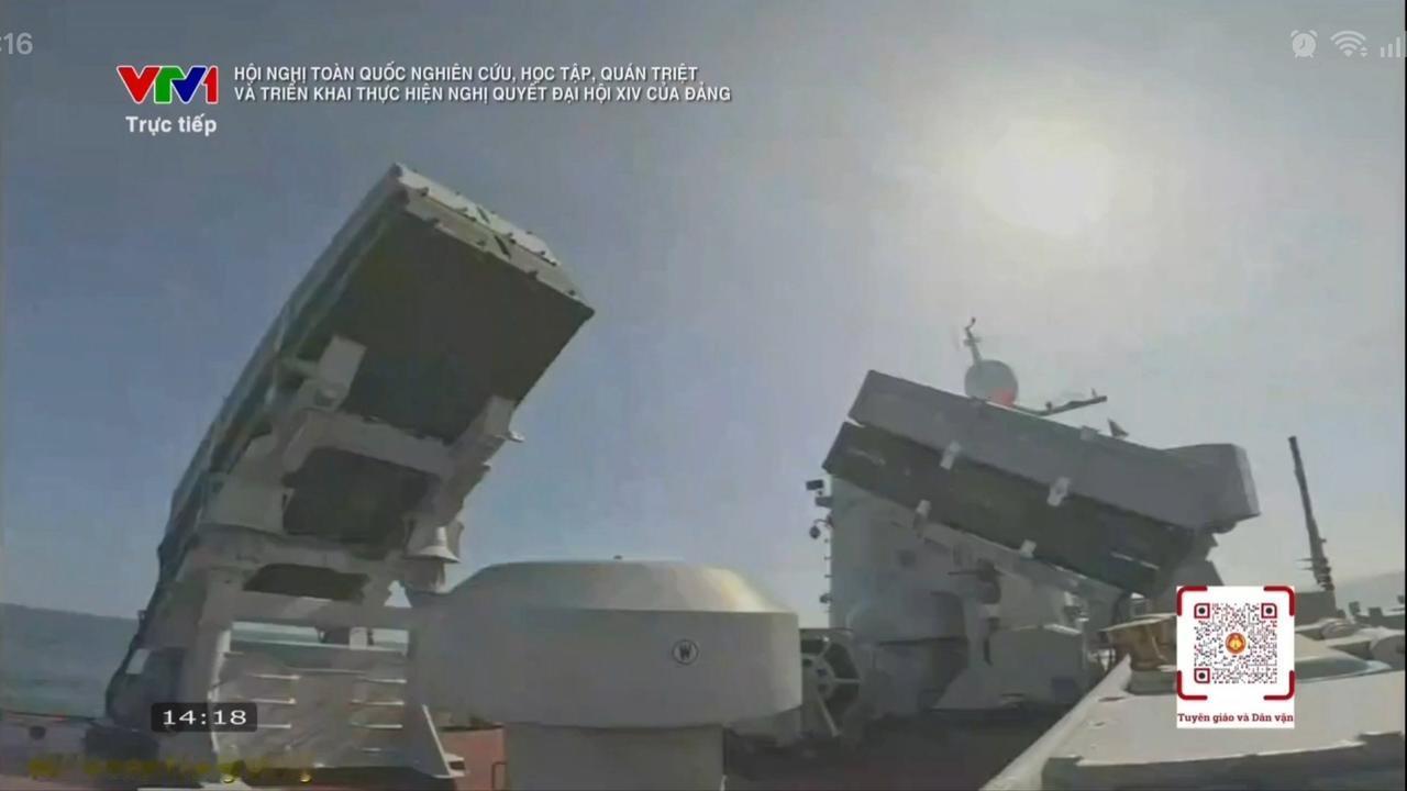 2025年12月24日才入役的越南海军浦项级护卫舰“HQ-20”号，图为其改装越