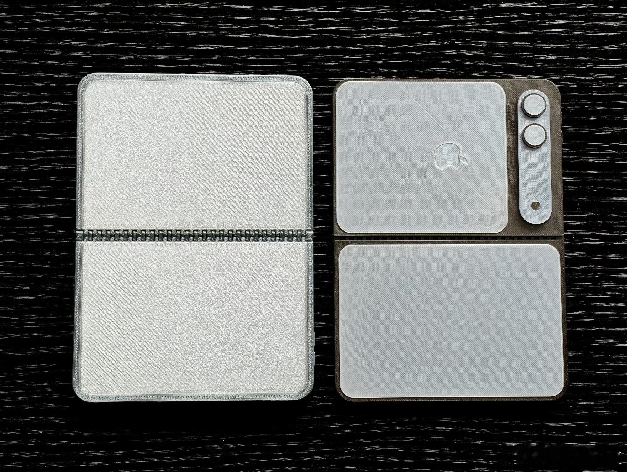 iPhoneFold模型曝光苹果首款折叠机iPhoneFold的3D打印模型曝