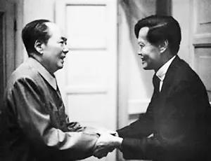 1973年，毛主席接见了杨振宁博士。毛主席笑着问杨博士毛泽东转向杨振宁笑着说“