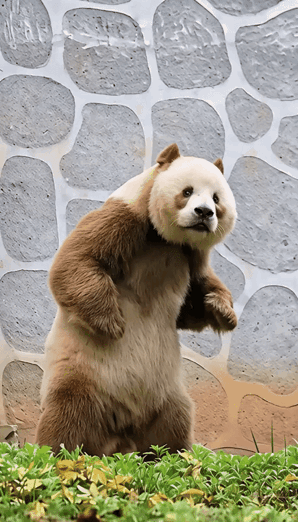 新华社都来助力转发啦！咱这大熊猫界，有只“顶流”火出圈了！它就是全球唯一