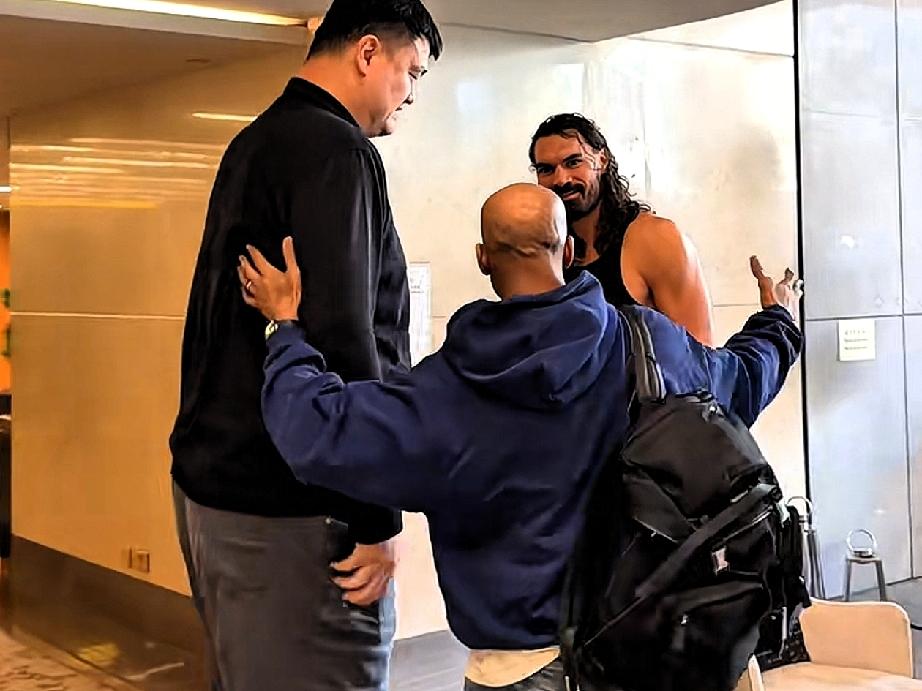 没想到马布里的人脉真是广啊！最近他和中国媳妇汪妤凌现身NBA中国赛现场，这次他见