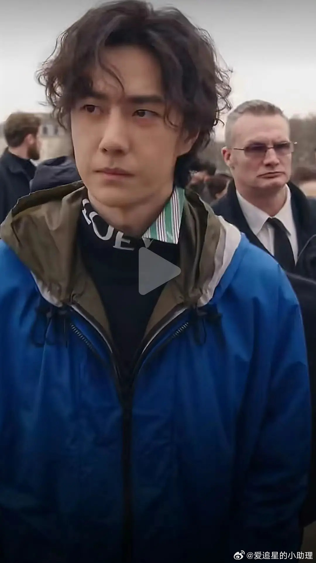 王一博罗意威大秀内场状态王一博生图，颜值状态如何？