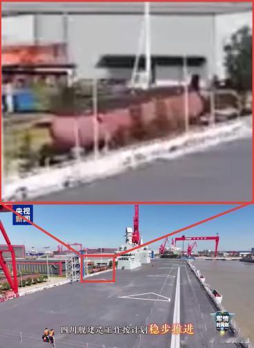 076海试现场出现的无人潜艇如果未来076坞舱里不装两栖战车，装上无人潜艇，甲板