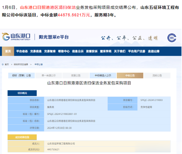 中标4.46亿, 日照这一大型发包项目为何被关注?