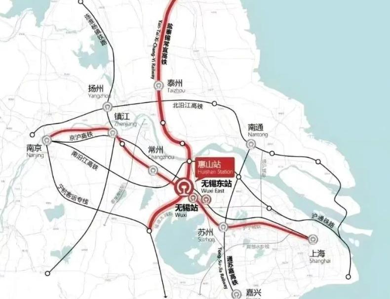 无锡东站2台6线困了14年：到底需不需要一个"第二个苏州北"？这两天盐泰锡常宜