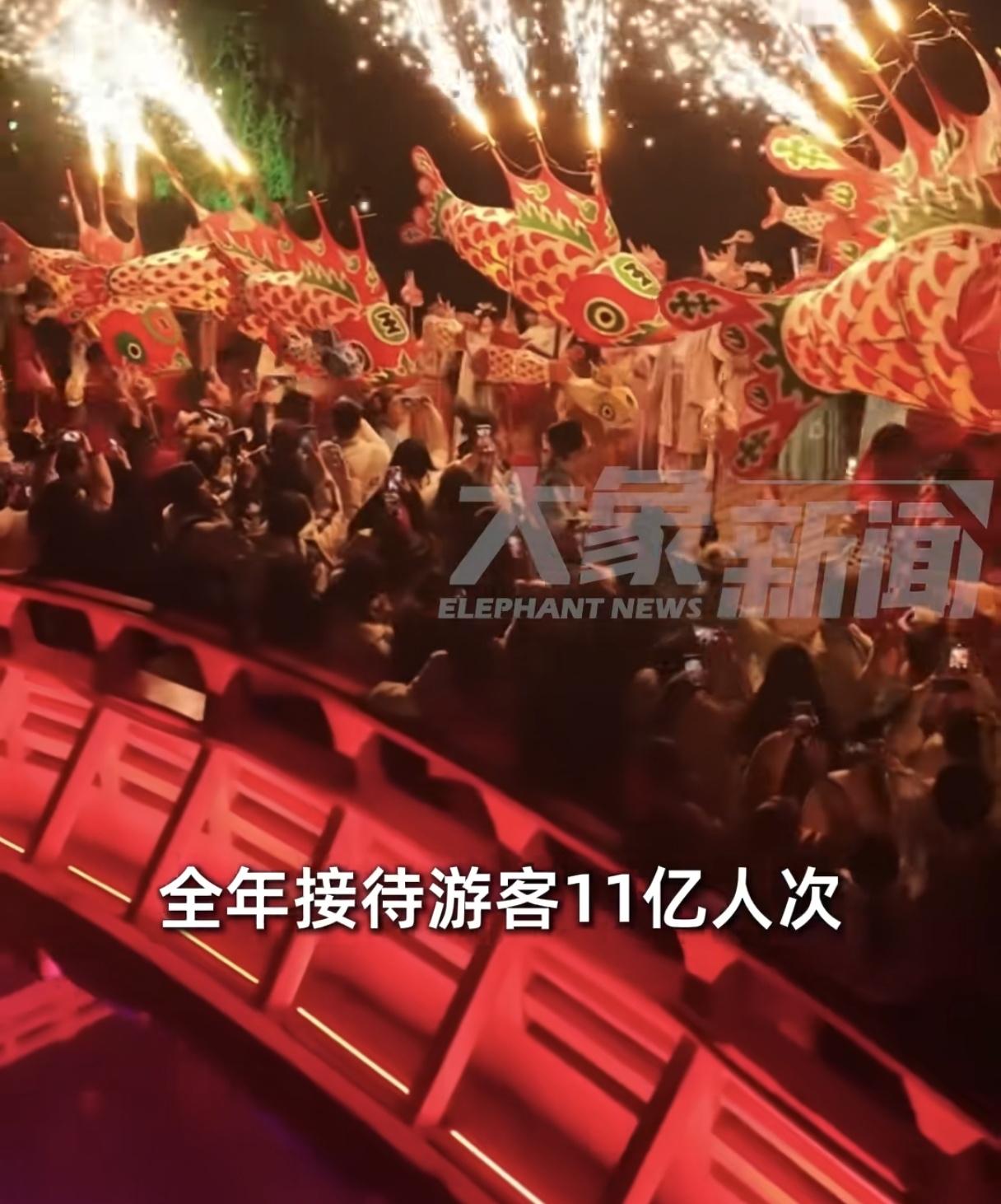 河南真的很厉害，全年旅游收入万亿元，只有河南，万岁山和洛邑古城持续火爆。印象