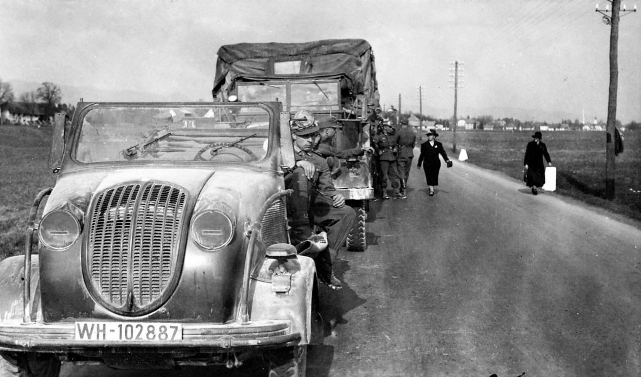 [呲牙笑]奥地利当年也有汽车产业啊——1941年，奥地利，克恩顿州，克拉根福韦尔